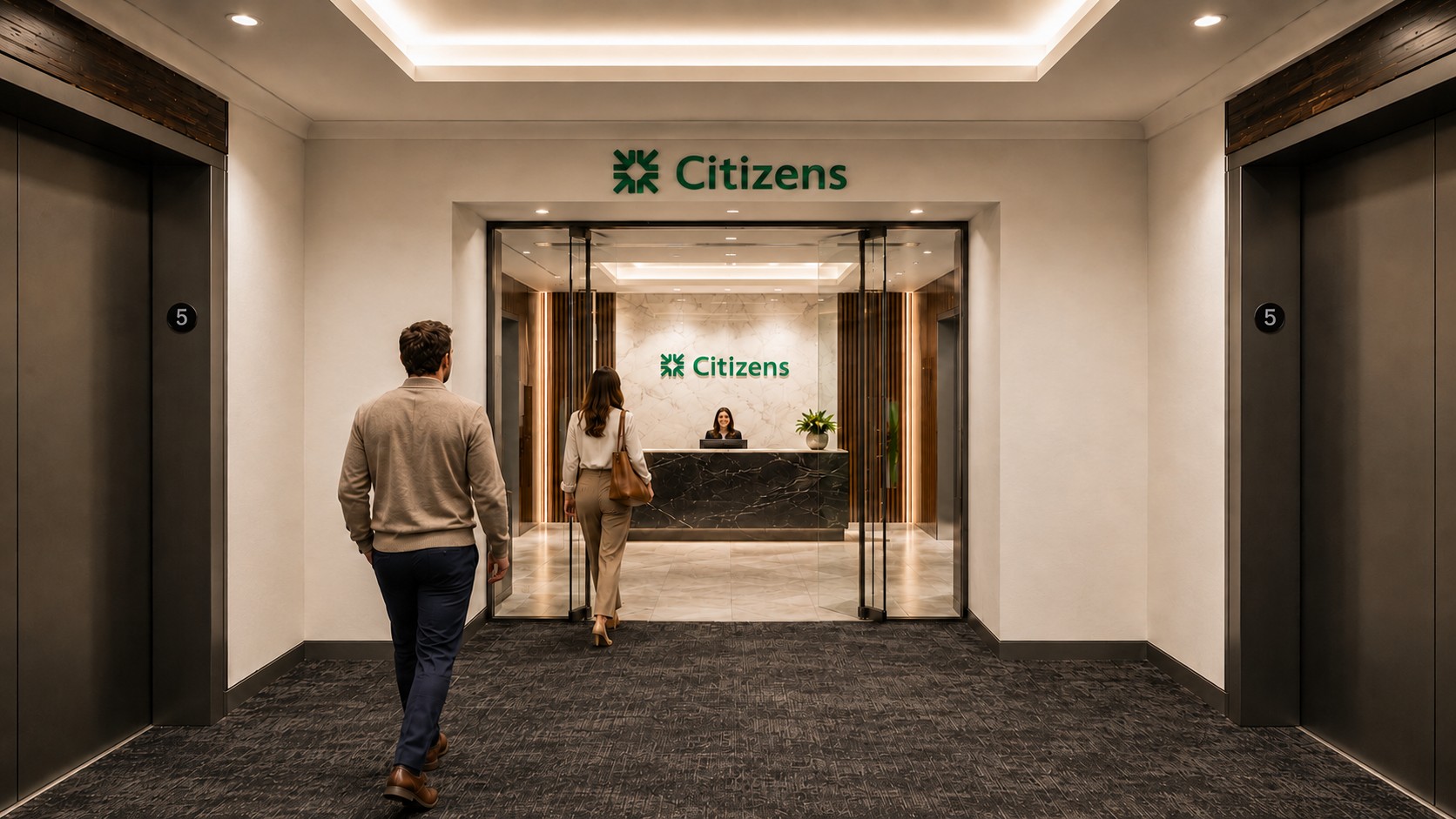 Illustrative Citizens arrival and reception design